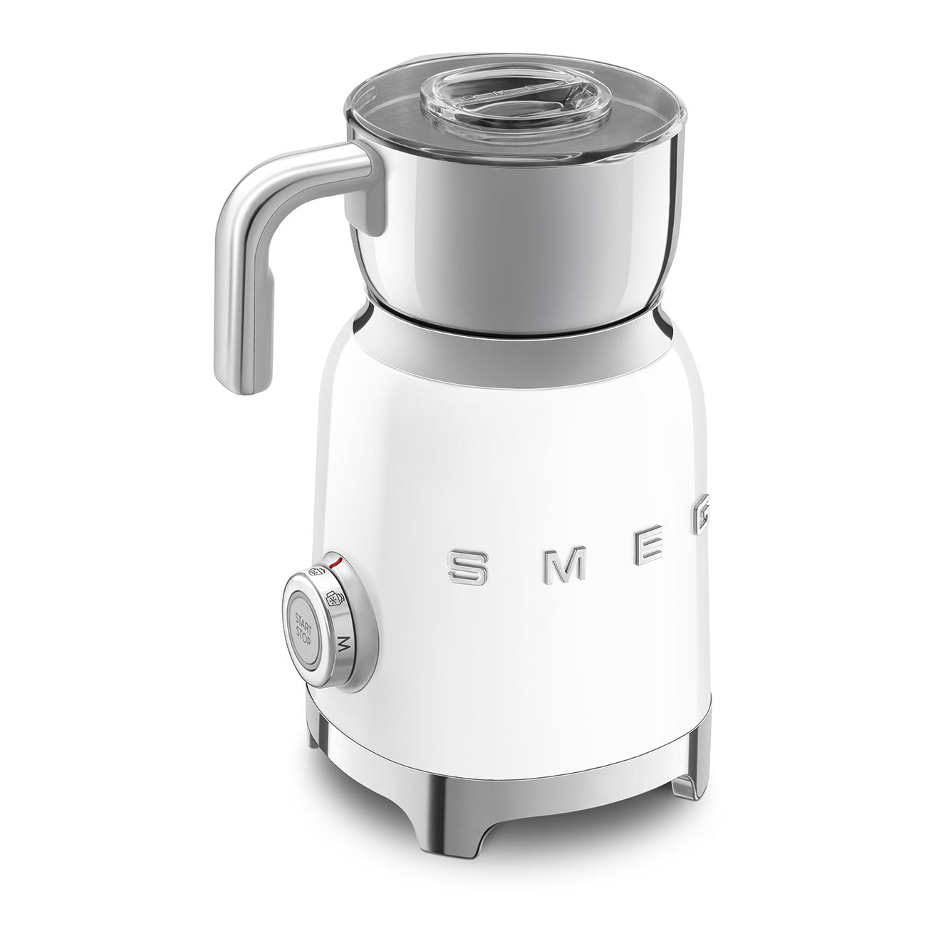 Máy đánh sữa tạo bọt SMEG MFF01WHEU màu trắng