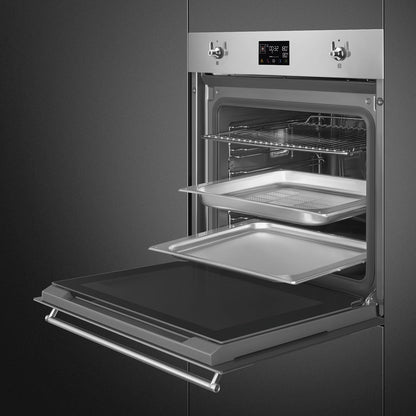 Lò nướng kết hợp hấp SMEG SO6302S3PX