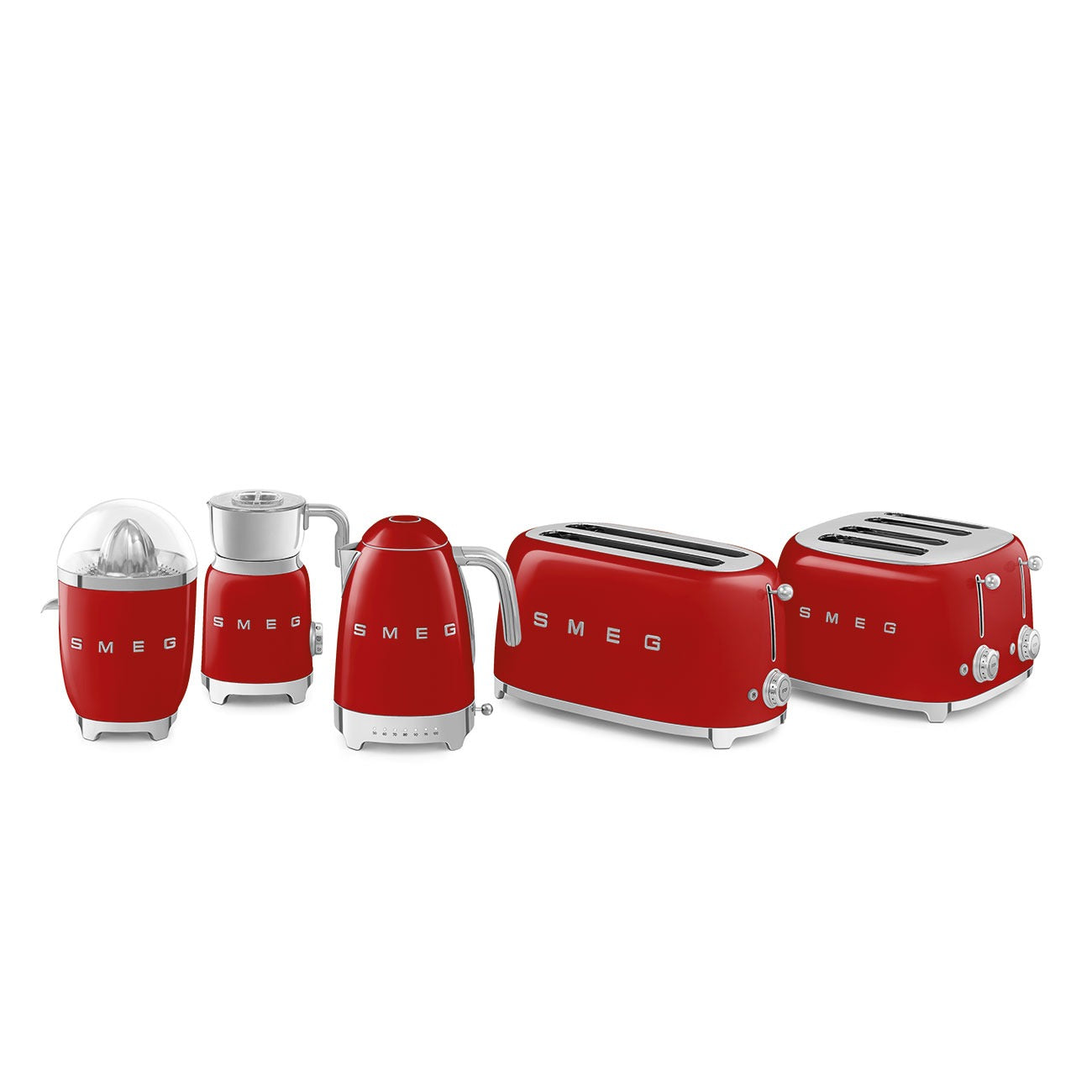 Máy nướng bánh mì SMEG TSF02RDEU màu đỏ