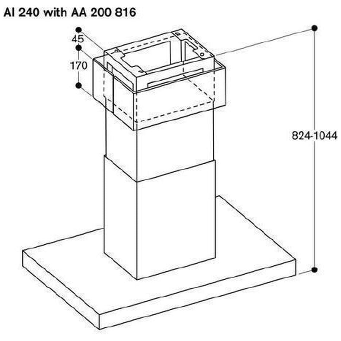 Máy hút mùi treo tường GAGGENAU AI240120