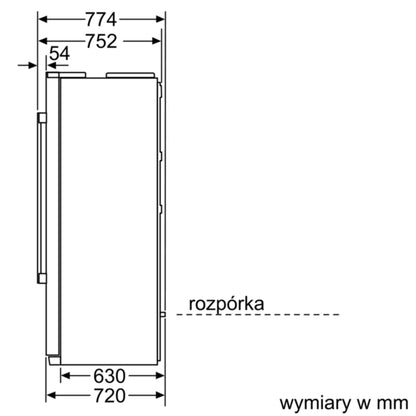 Tủ lạnh side by side BOSCH KAD90VB20|Serie 6