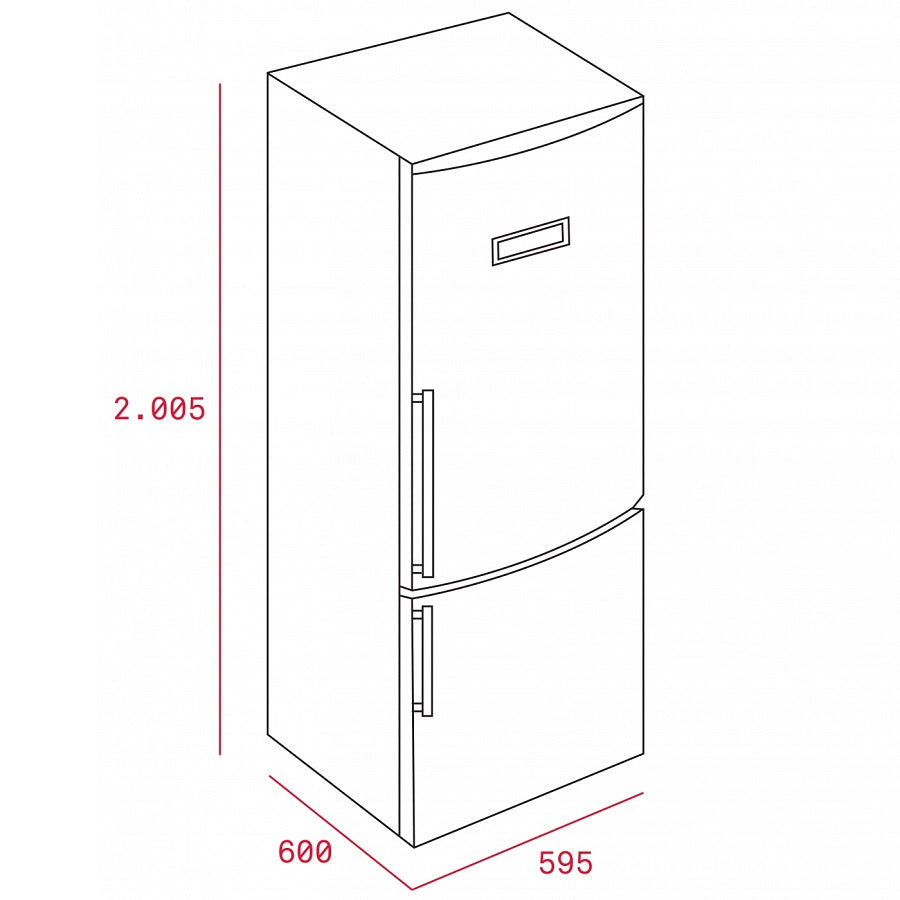 Tủ lạnh đơn TEKA NFE2 400 INOX - Đứng độc lập