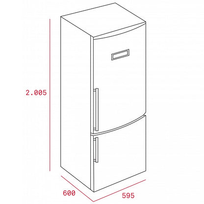 Tủ lạnh đơn TEKA NFE2 400 INOX - Đứng độc lập