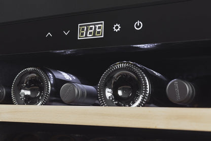Tủ rượu âm tủ CASO WineSafe 18 EB Black