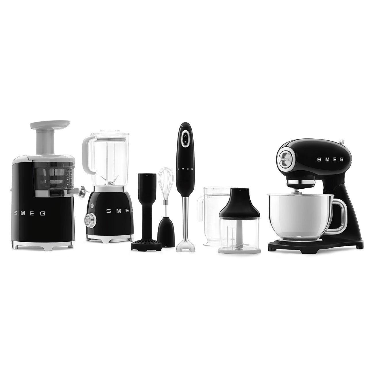 Máy xay sinh tố SMEG BLF01BLEU màu đen