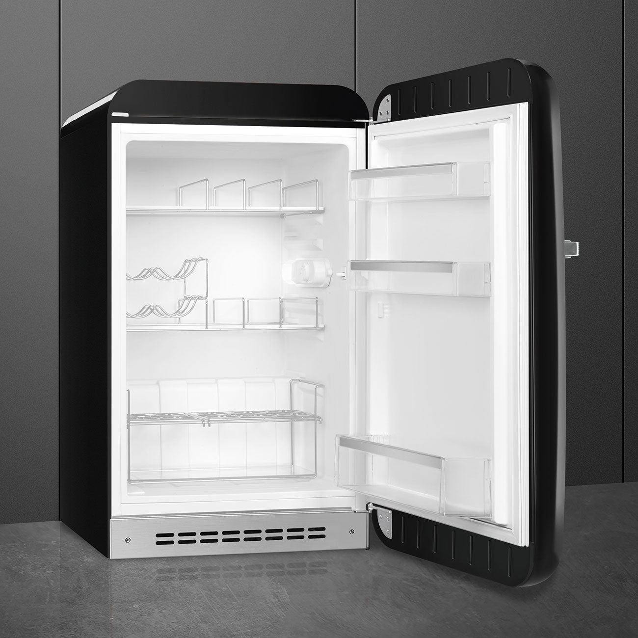 Tủ mát SMEG FAB10HRBL5 màu đen cánh phải