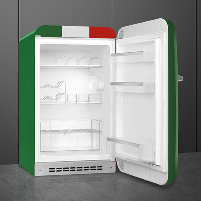 Tủ mát SMEG FAB10HRDIT5 màu cờ Italy cánh phải
