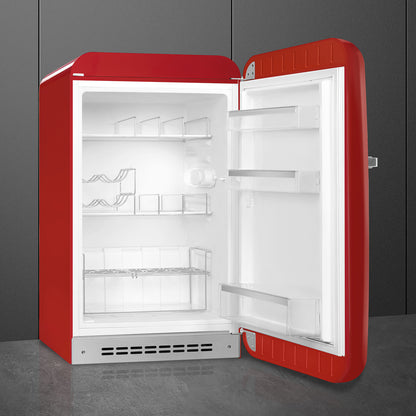 Tủ mát SMEG FAB10HRRD5 màu đỏ cánh phải