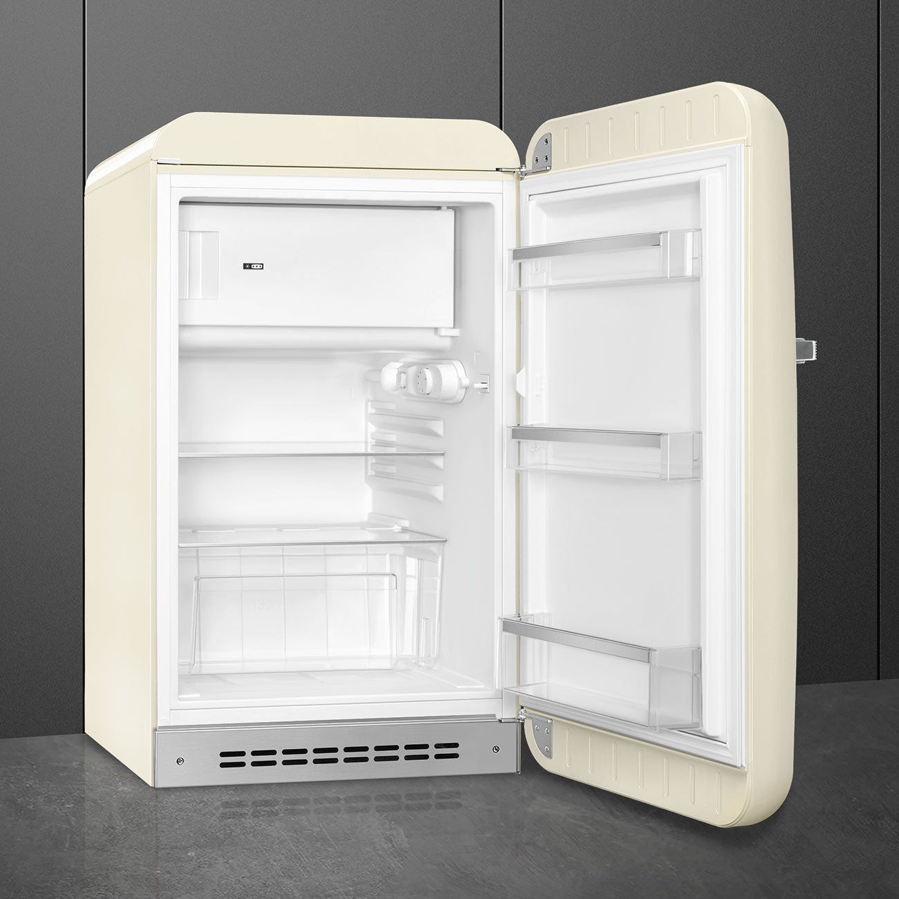 Tủ lạnh mini một cửa SMEG FAB10RCR5 màu kem cánh phải