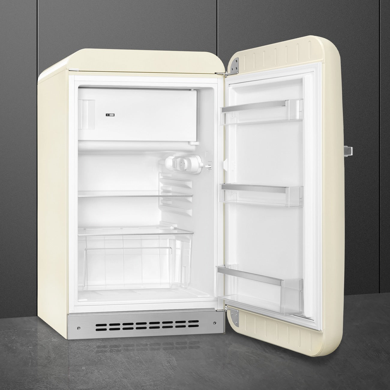 Tủ lạnh một cửa SMEG FAB10RCR6 màu kem cánh phải
