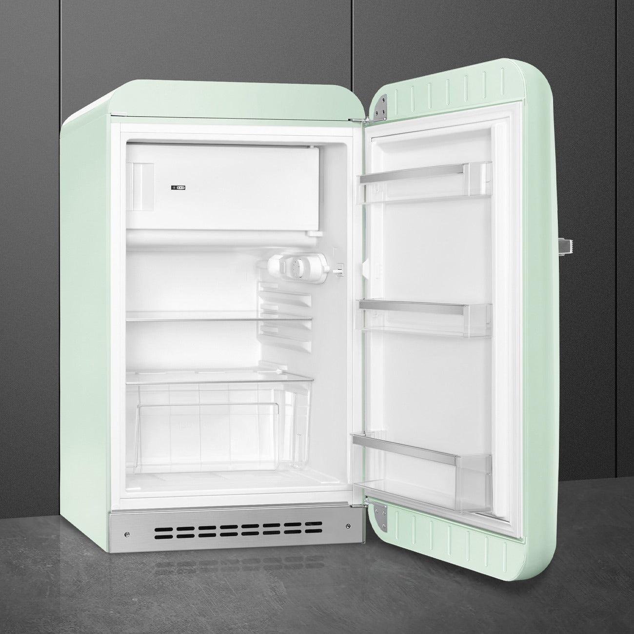 Tủ lạnh một cửa SMEG FAB10RPG6 cánh phải màu xanh lá cây nhạt
