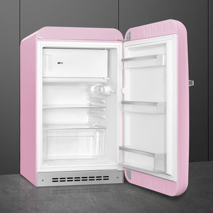 Tủ lạnh mini một cửa SMEG FAB10RPK5 màu hồng cánh phải