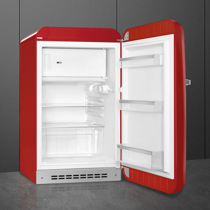 Tủ lạnh mini một cửa SMEG FAB10RRD5 màu đỏ cánh phải