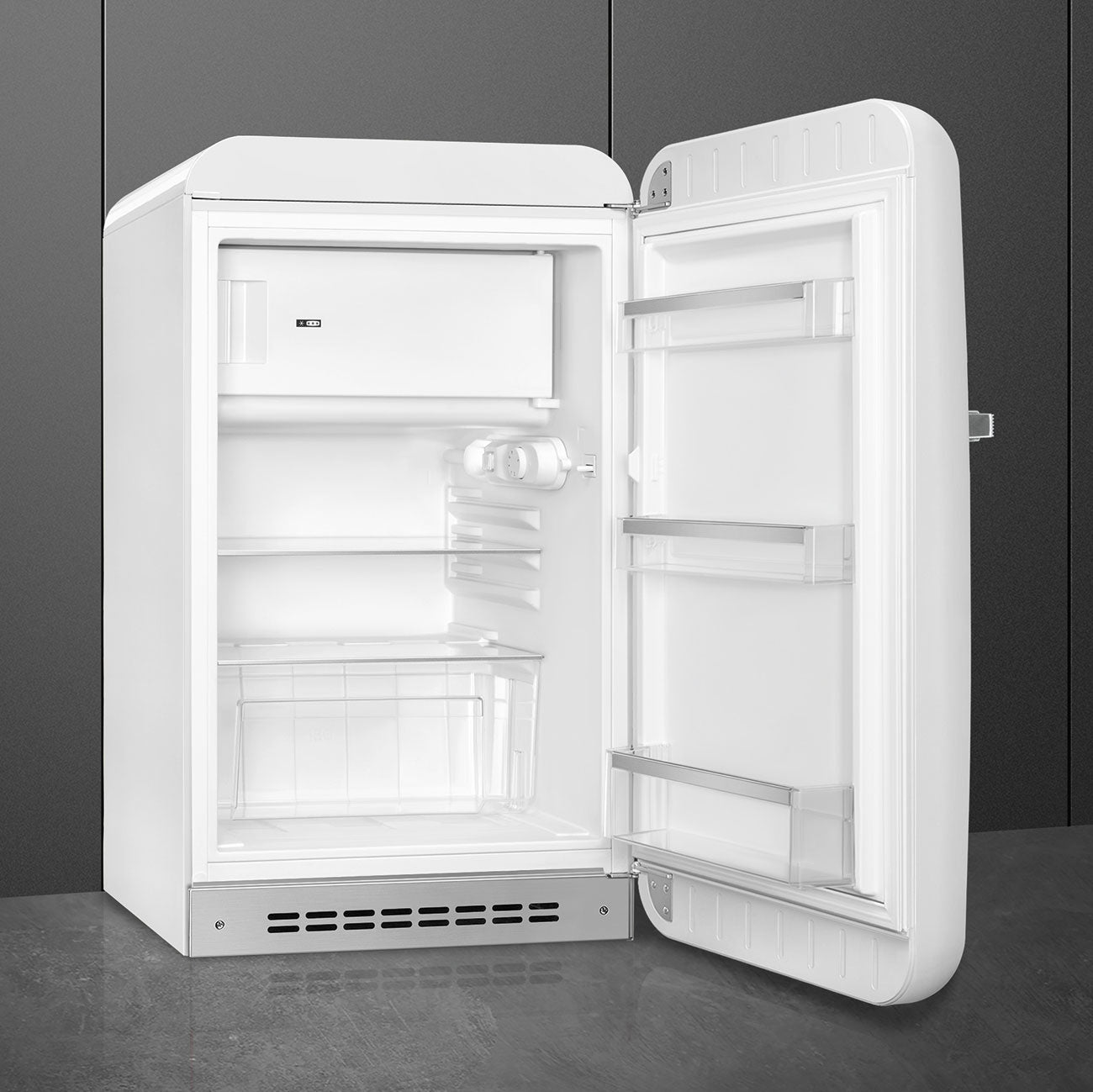 Tủ lạnh mini một cửa SMEG FAB10RWH5 màu trắng cánh phải