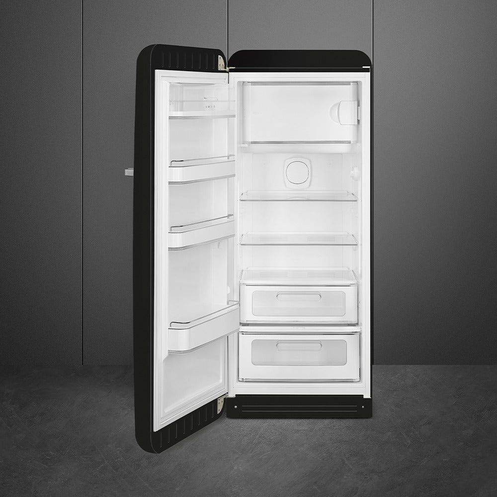 Tủ lạnh một cửa SMEG FAB28LBL5 màu đen cánh trái