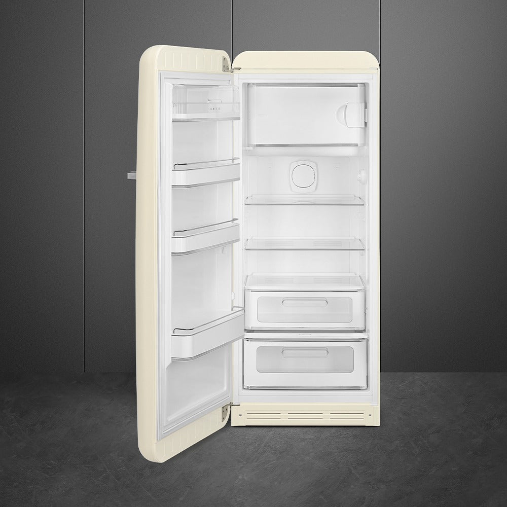 Tủ lạnh một cửa SMEG FAB28LCR5 màu kem cánh trái