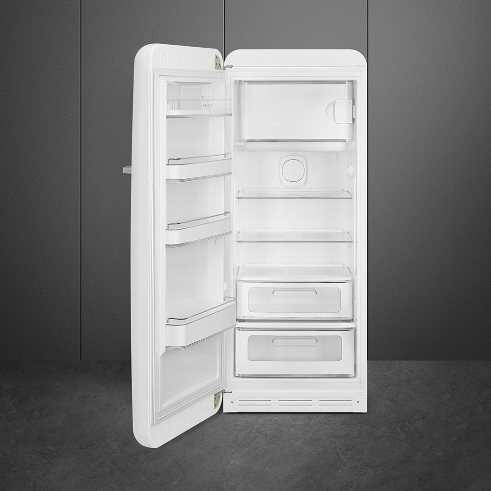 Tủ lạnh một cửa SMEG FAB28LWH5 màu trắng cánh trái