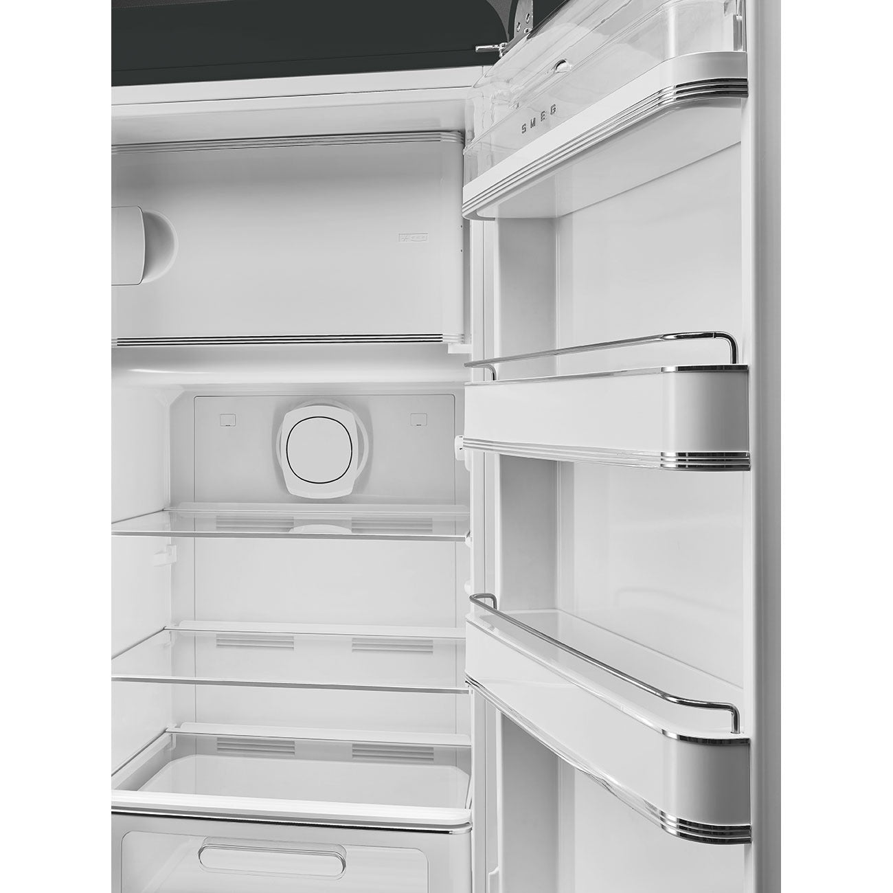 Tủ lạnh một cửa SMEG FAB28RDBLV5 màu đen vải nhung cánh phải