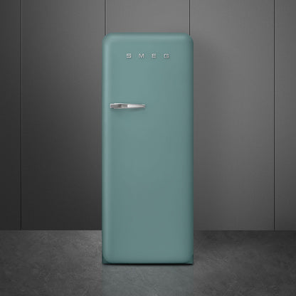 Tủ lạnh một cửa SMEG FAB28RDEG5 màu xanh ngọc lục bảo cánh phải