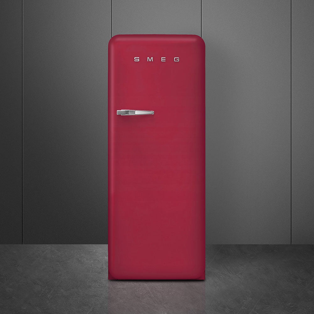 Tủ lạnh một cửa SMEG FAB28RDRB5 màu đỏ ruby cánh phải