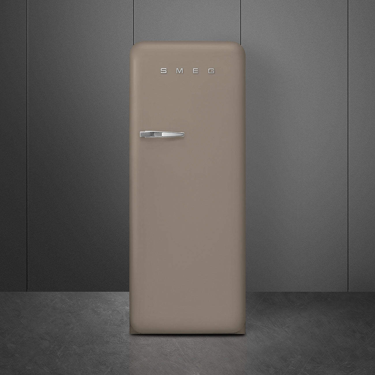 Tủ lạnh một cửa SMEG FAB28RDTP5 màu Taupe cánh phải