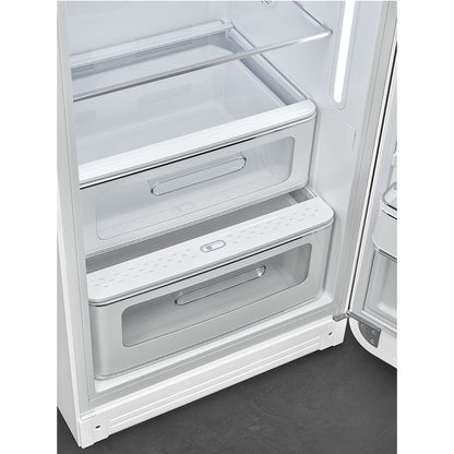Tủ lạnh một cửa SMEG FAB28RWH5 màu trắng cánh phải