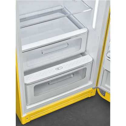 Tủ lạnh một cửa SMEG FAB28RYW5 màu vàng cánh phải