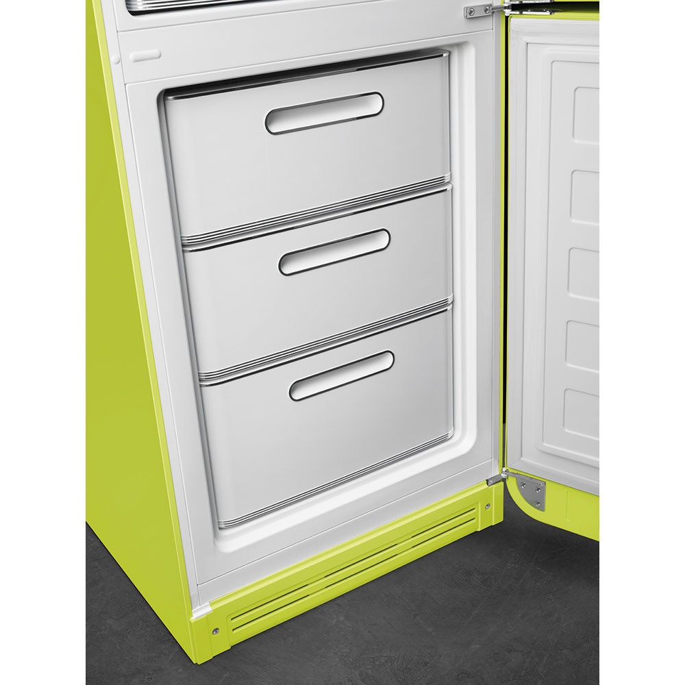 Tủ lạnh 2 ngăn SMEG FAB32RLI5 màu chanh xanh cánh phải
