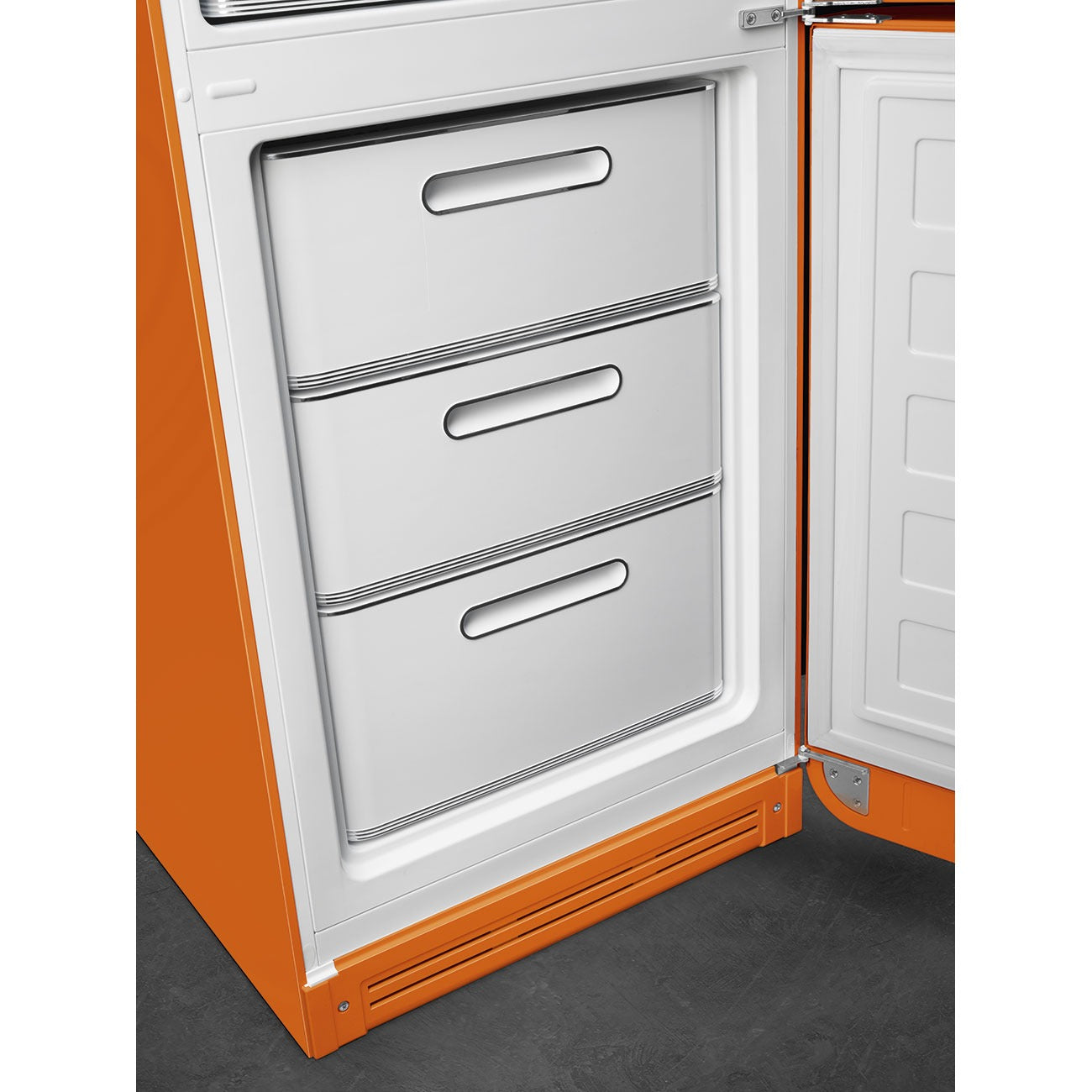 Tủ lạnh 2 ngăn SMEG FAB32ROR5 màu cam cánh phải