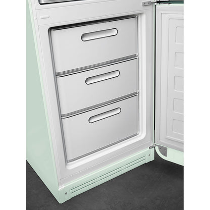 Tủ lạnh 2 ngăn SMEG FAB32RPG5 màu xanh lá cây cánh phải