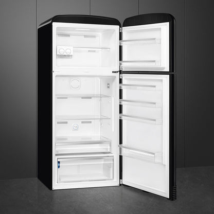 Tủ lạnh 2 ngăn SMEG FAB50RBL5 màu đen cánh phải