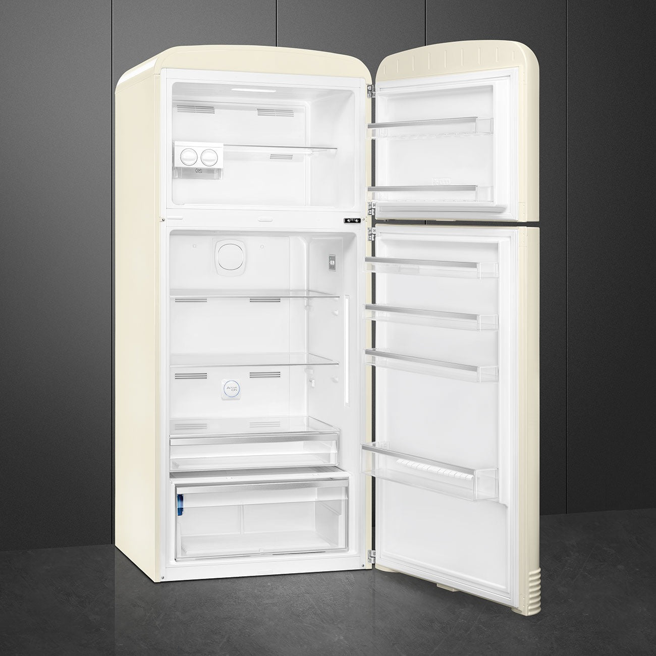 Tủ lạnh 2 ngăn SMEG FAB50RCR5 màu kem cánh phải