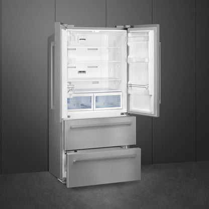 Tủ lạnh 4 ngăn SMEG FQ55FXDF màu inox