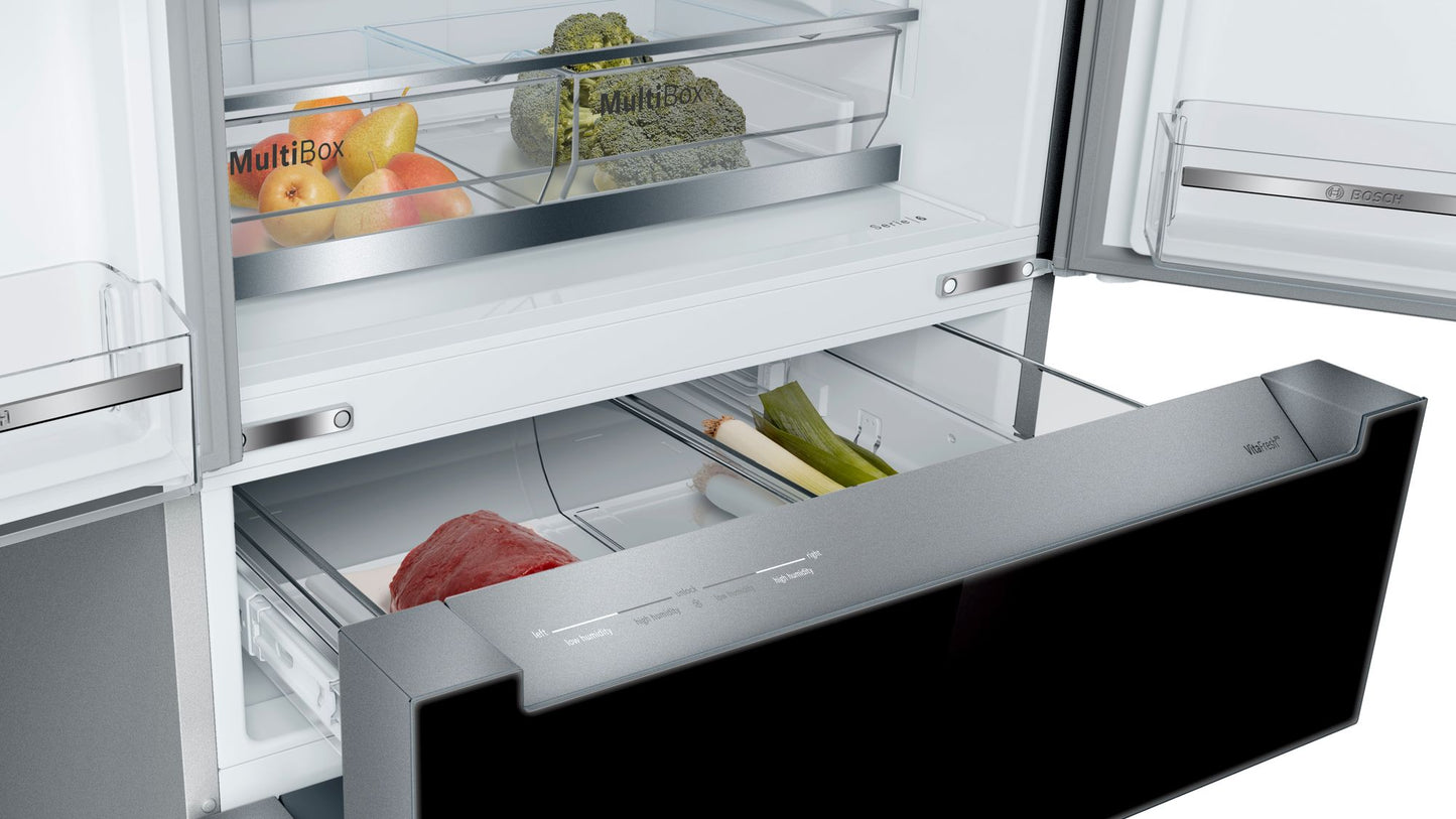 Tủ lạnh nhiều ngăn BOSCH KFN86AA76J| Serie 6