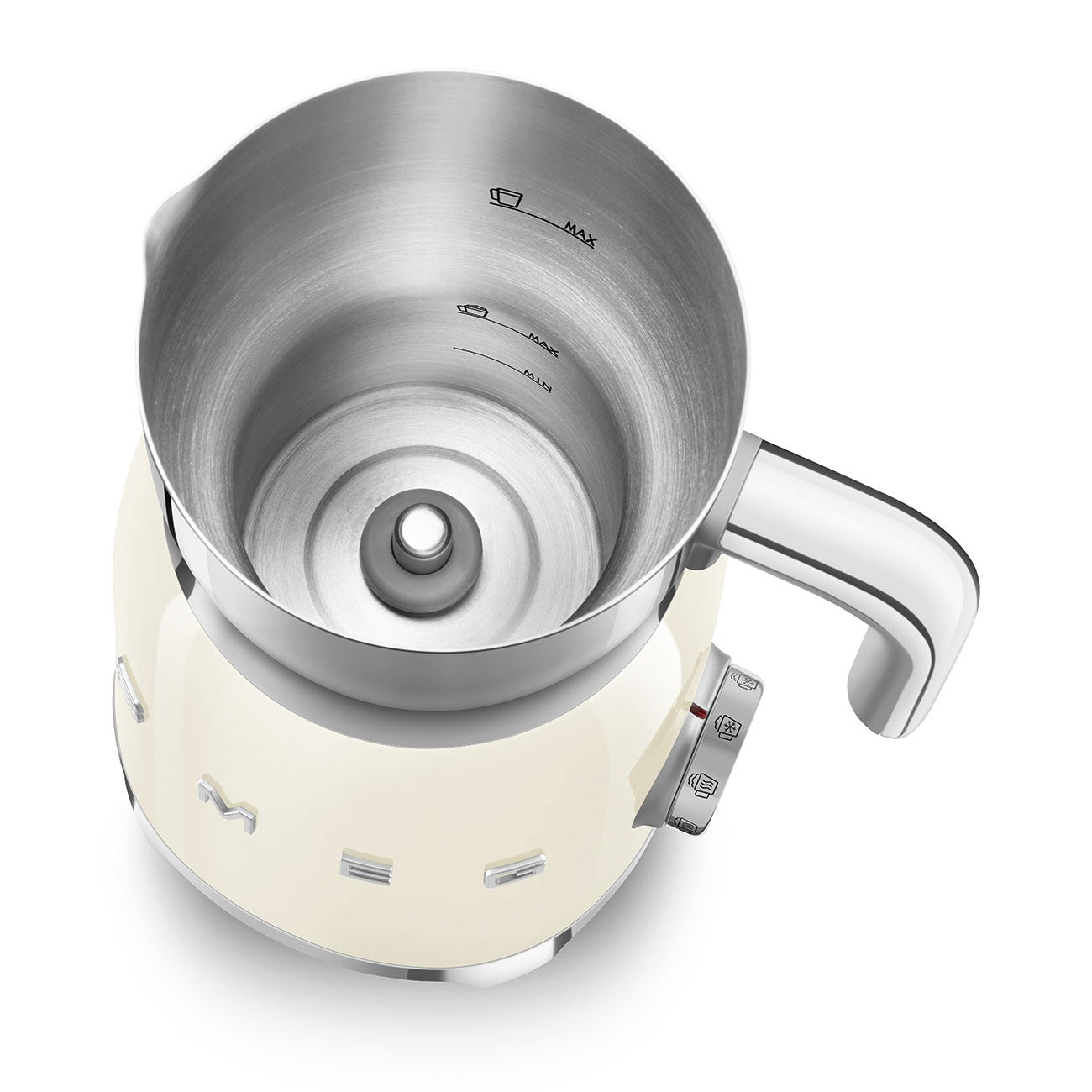 Máy đánh sữa tạo bọt SMEG MFF01CREU màu kem