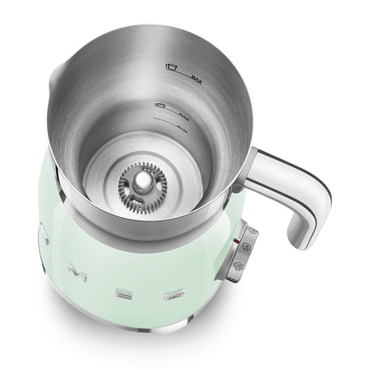 Máy đánh sữa tạo bọt SMEG MFF01PGEU màu xanh lá cây