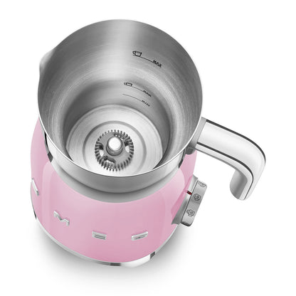 Máy đánh sữa tạo bọt SMEG MFF01PKEU màu hồng