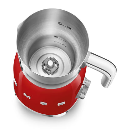 Máy đánh sữa tạo bọt SMEG MFF01RDEU màu đỏ