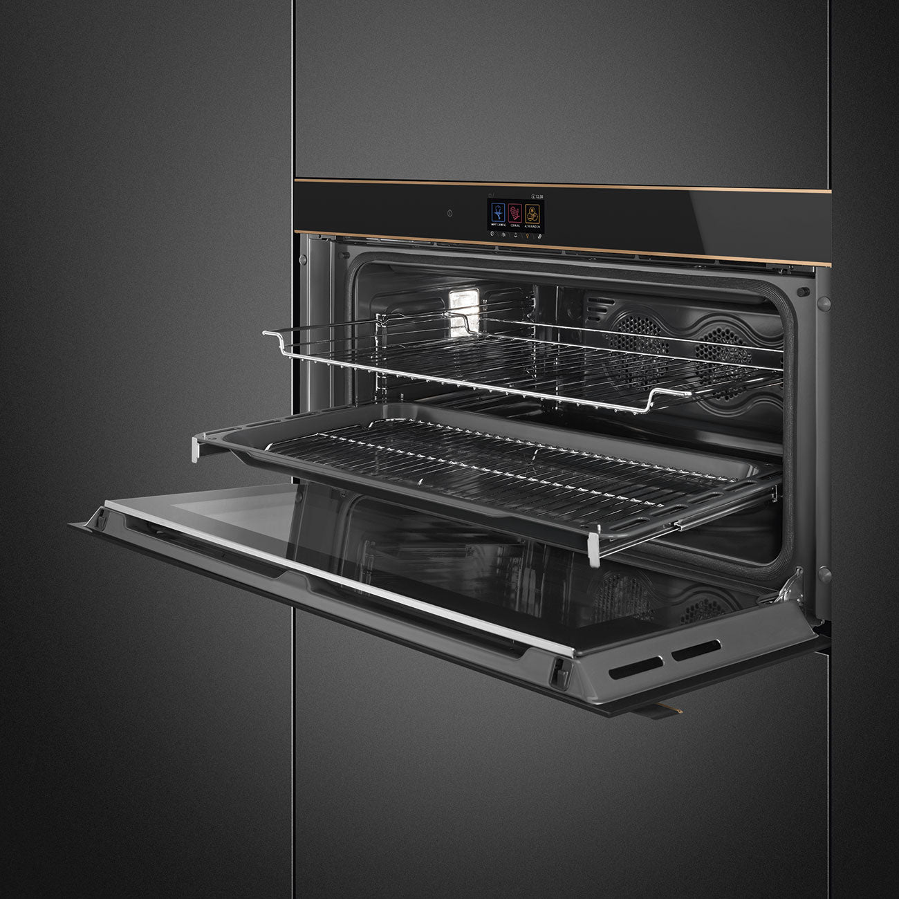 Lò nướng âm tủ SMEG SFPR9604TNR 90cm