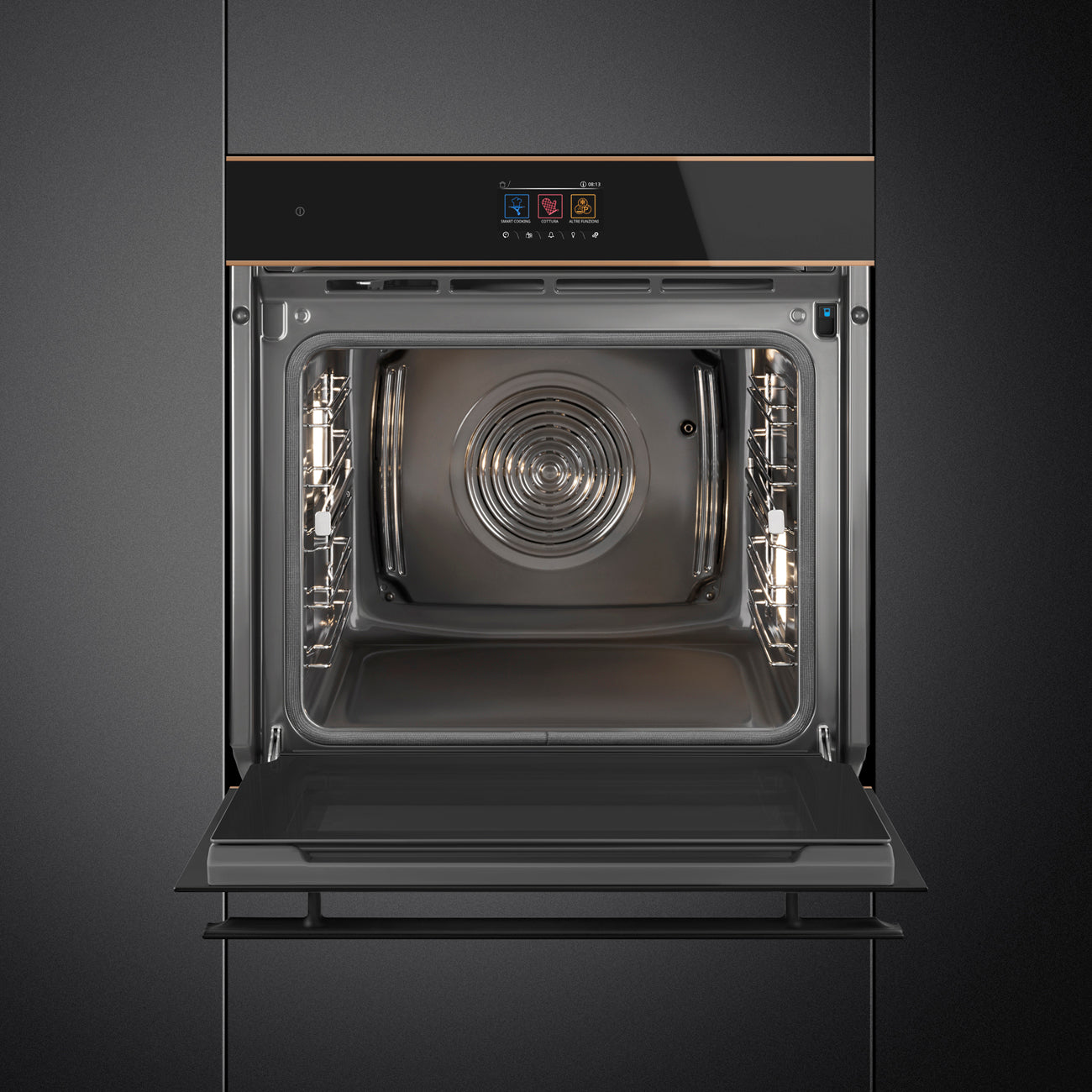 Lò nướng kết hợp hấp SMEG SOP6604S2PNR
