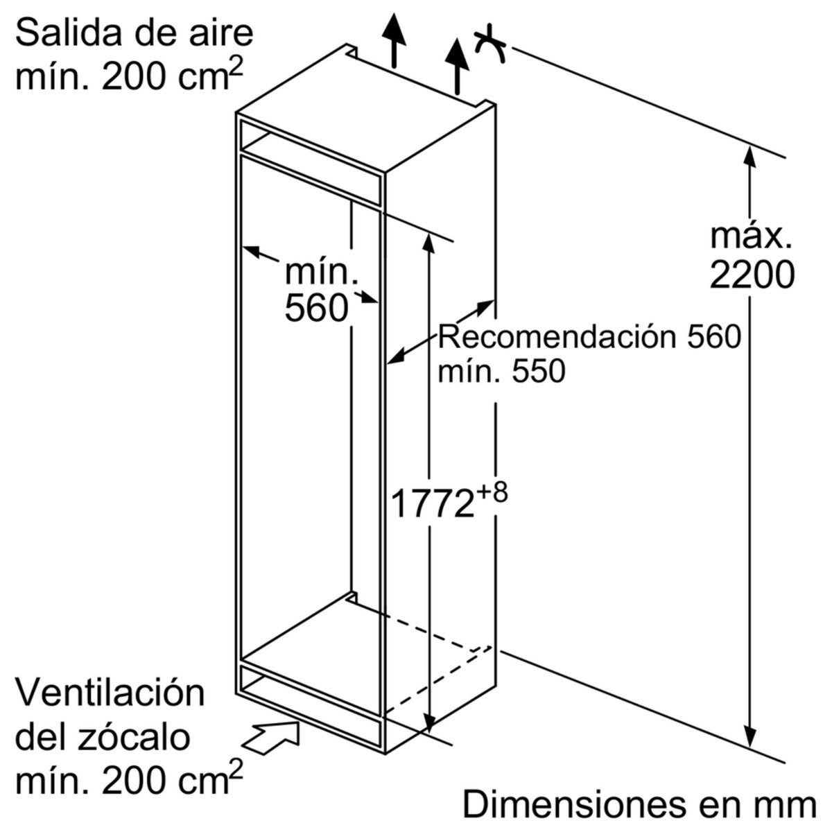 Tủ đông âm tủ BOSCH GIN81AE30|Serie 6