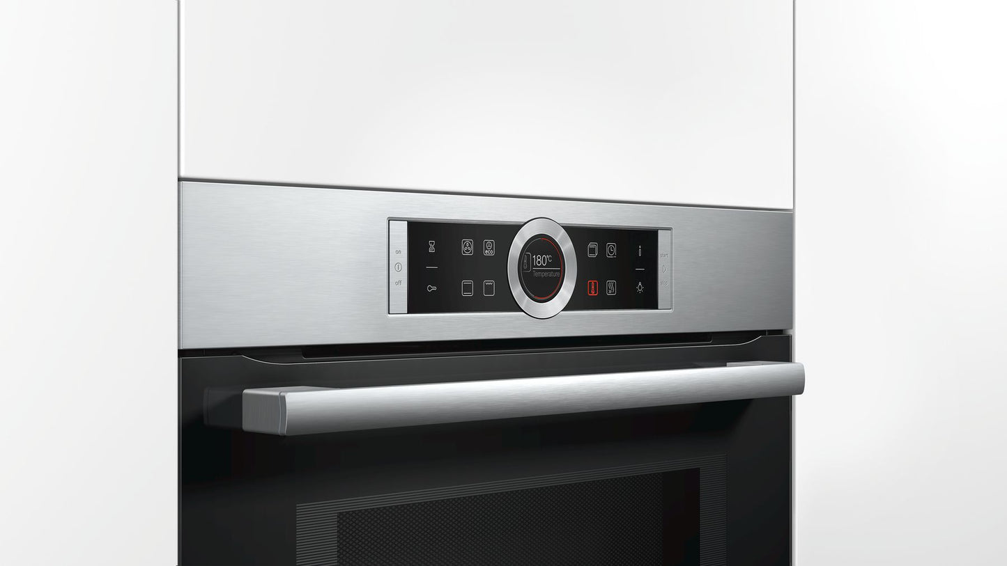 Lò nướng kết hợp vi sóng BOSCH CMG633BS1|Serie 8