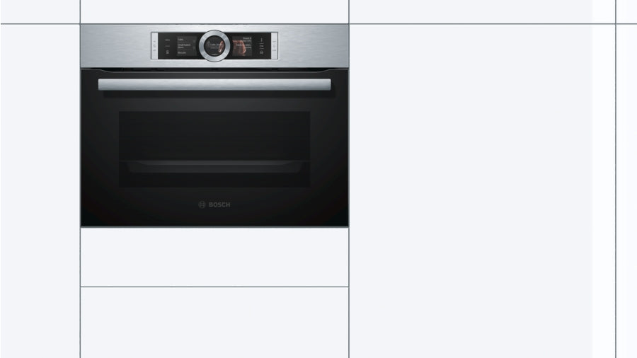 Lò nướng kết hợp hấp BOSCH CSG636BS1|Serie 8