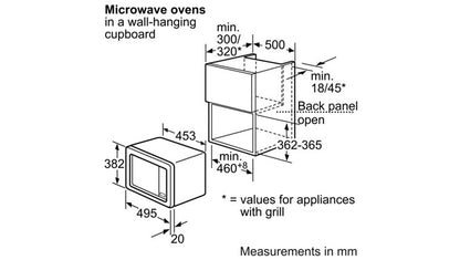 Lò vi sóng âm tủ SIEMENS HF15M552