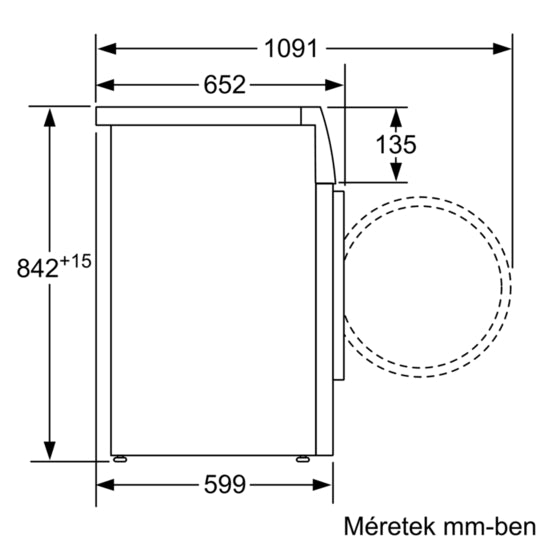 Máy sấy quần áo BOSCH HMH.WTW85560BY|Serie 8