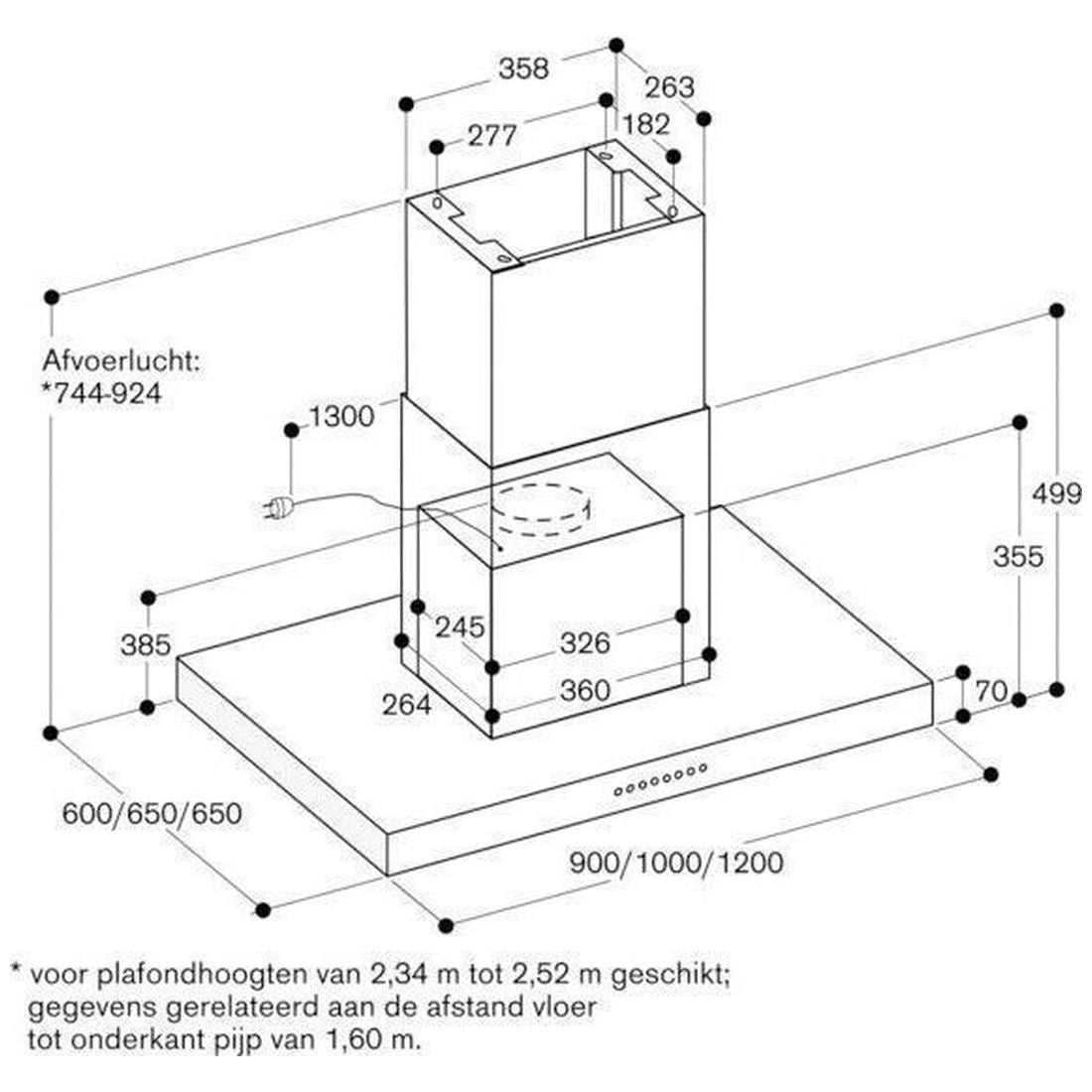 Máy hút mùi treo tường GAGGENAU AI240120