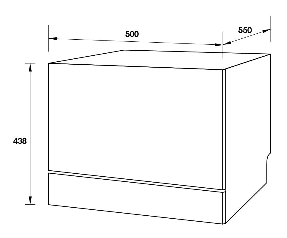 Máy rửa bát độc lập HAFELE HDW-T50A 538.21.190