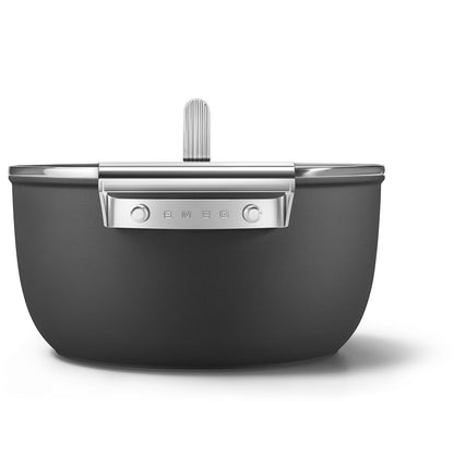 Xoong nồi Smeg CKFC2411BLM màu đen 24cm