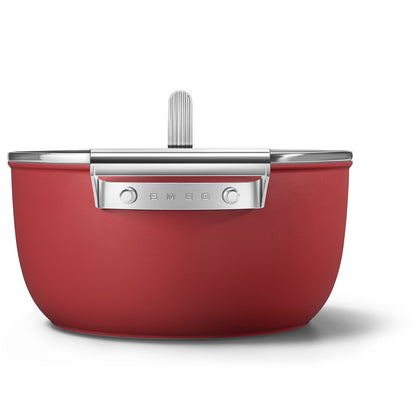 Xoong nồi Smeg CKFC2411RDM màu đỏ 24cm