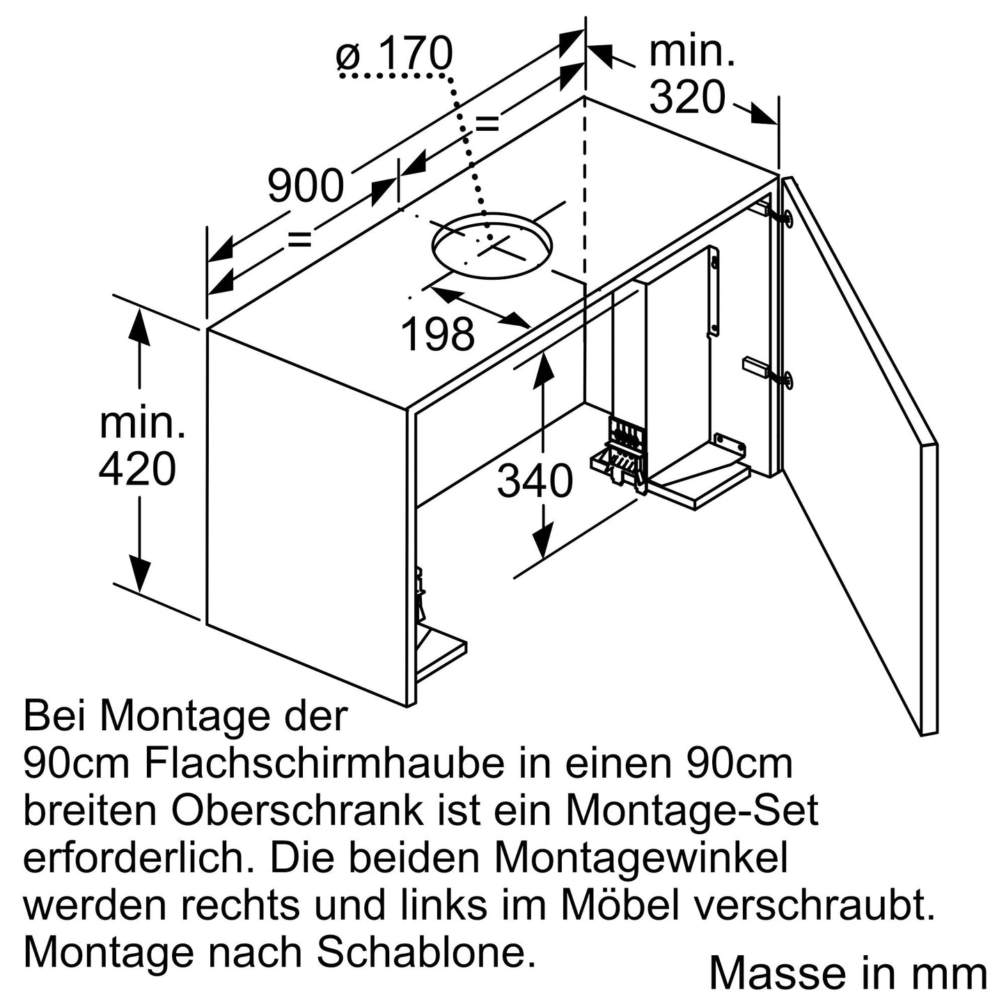 Máy hút mùi âm tủ Bosch DFS097K51 Serie 8 - khổ 90cm
